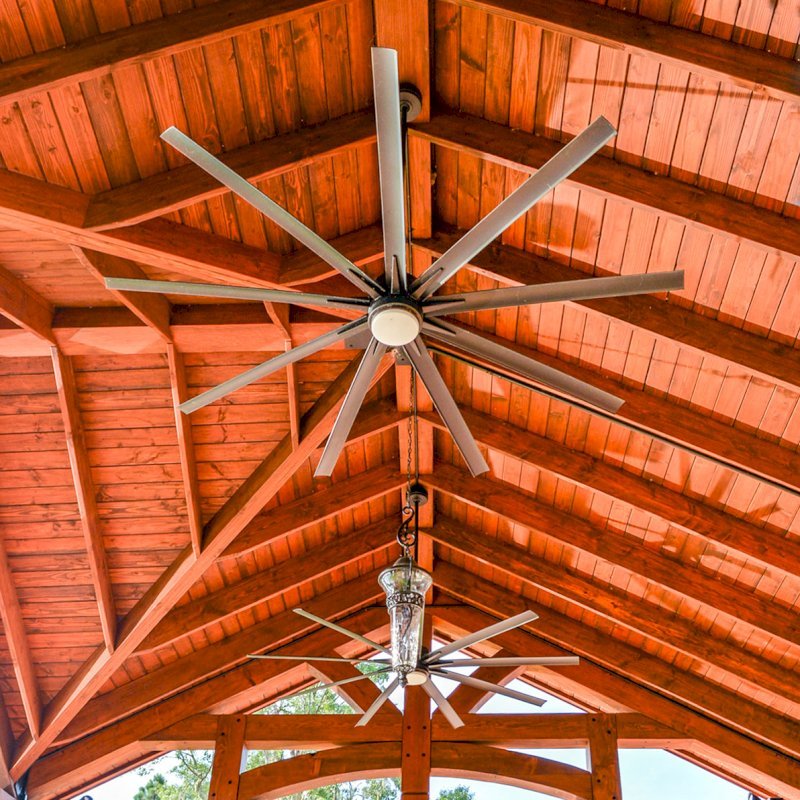 Custom The Granada Pavilion (Options: 28 ft x 26 ft, Douglas-fir, Hurricane Anchors, Coffee-Stain Premium Sealant). Note: Custom dormer added by customer request. Photo Courtesy of T. Wilsford of Montgomery, Alabama. Custom The Granada Pavilion (Options: 28 ft x 26 ft, Douglas-fir, Hurricane Anchors, Coffee-Stain Premium Sealant). Note: Custom dormer added by customer request. Photo Courtesy of T. Wilsford of Montgomery, Alabama.
