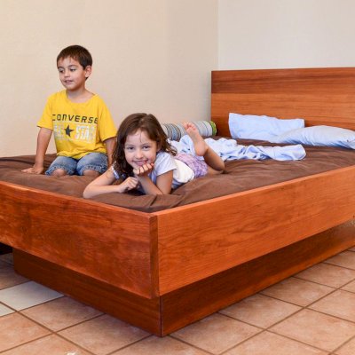 Mathieu Heritage Beds (Options: Queen, Transparent Premium Sealant). 
