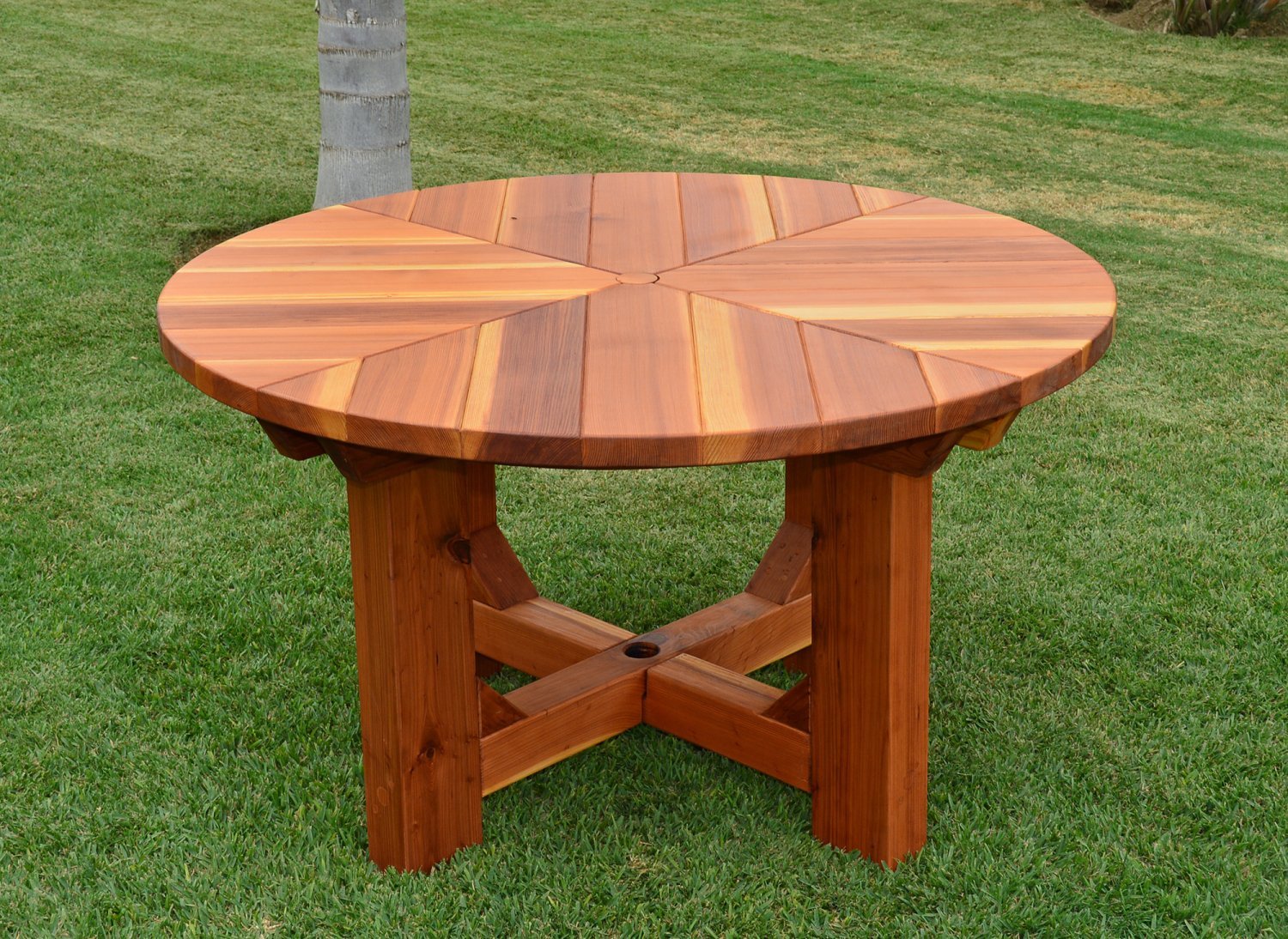 The Sunset Patio Table Built To Last Decades Forever Redwood