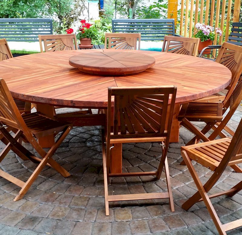 The Sunset Patio Table Built To Last Decades Forever Redwood The Sunset Patio Table Built To Last