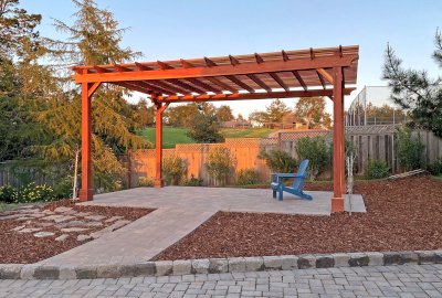 The Traditional Wooden Garden Pergola
