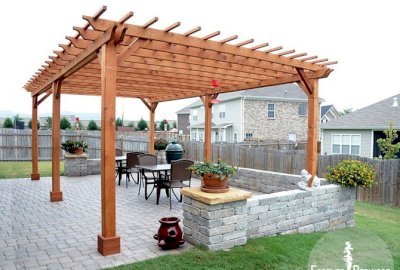 The Traditional Wooden Garden Pergola