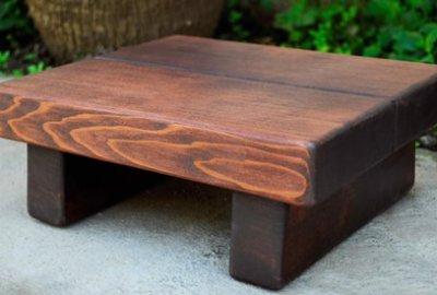 Tiny Wood Foot Stool