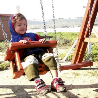 Toddler Swing Seats (Options: Mature Redwood, All Beam Hanging Hardware, Transparent Premium Sealant)