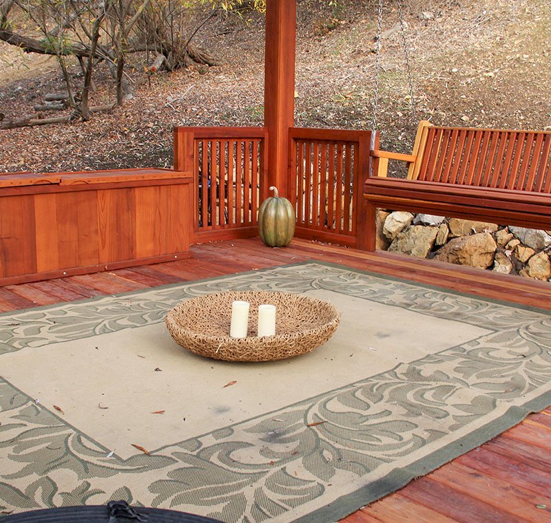 Traditional Wooden Storage Bench (Options: 79 1/2 L x 24 W x 24 H inches, Redwood, Split Seat, Add Pistons, No Engraving, Transparent Premium Sealant). Photo Also Shows a Bench Swing Seat Attached to an Arched Pergola with Deck and Custom Rails. Photo Courtesy of Bob P. of Westlake Village, CA. Traditional Wooden Storage Bench (Options: 79 1/2 L x 24 W x 24 H inches, Redwood, Split Seat, Add Pistons, No Engraving, Transparent Premium Sealant). Photo Also Shows a Bench Swing Seat Attached to an Arched Pergola with Deck and Custom Rails. Photo Courtesy of Bob P. of Westlake Village, CA.