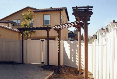 Two-Post Wood Arbor
