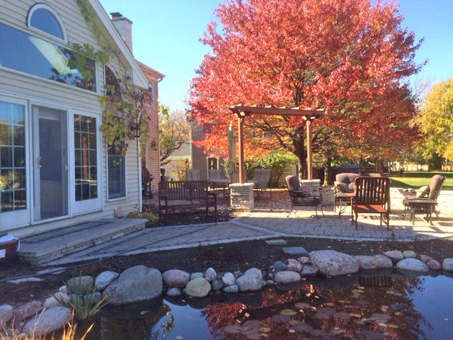 Two-Post Arbor (Options: 10' x 2', Douglas-fir, No Privacy Panel, 10 ft Posts Height, 2-Post Anchor Kit, Transparent Premium Sealant). Photo Courtesy of Sanjay Holay of Barrington, Illinois. Two-Post Arbor (Options: 10' x 2', Douglas-fir, No Privacy Panel, 10 ft Posts Height, 2-Post Anchor Kit, Transparent Premium Sealant). Photo Courtesy of Sanjay Holay of Barrington, Illinois.