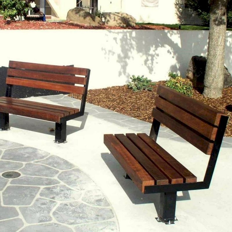 Veterans Wood Bench