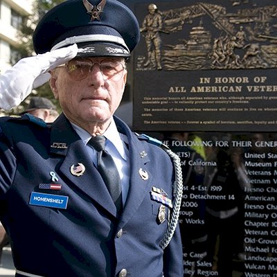 Wall of Honor for Supporting the new garden park at the Veteran's Adminstration Hospital in Fresno, CA.
