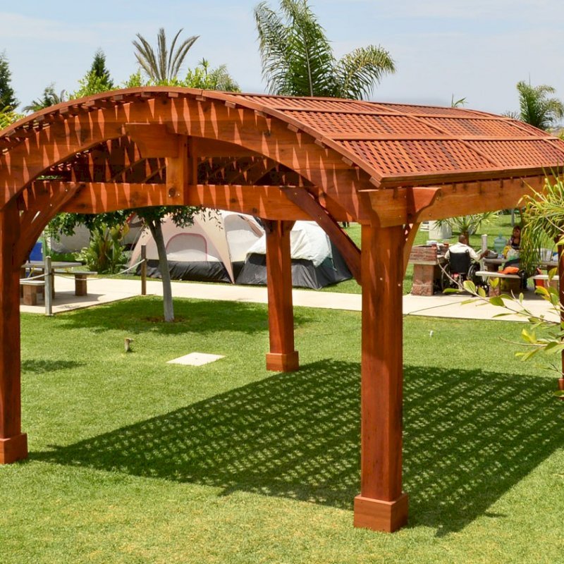 Custom Viking Pergola DIY Kits (Options: 21' L x 16' W, Mature Redwood, No Electrical Wiring Trim Kit, No Curtain Rods, Extra Thick Lumber by Custom Request, Transparent Premium Sealant). Custom Viking Pergola DIY Kits (Options: 21' L x 16' W, Mature Redwood, No Electrical Wiring Trim Kit, No Curtain Rods, Extra Thick Lumber by Custom Request, Transparent Premium Sealant).