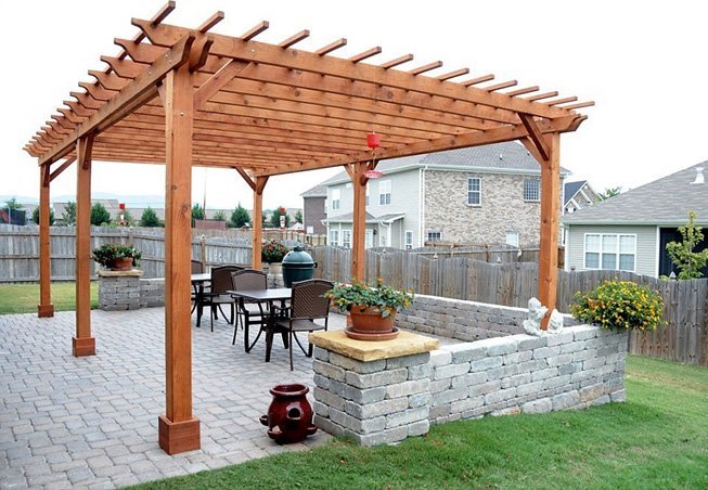 Wooden Garden Pergolas, Custom Made From Redwood Wooden Garden Pergolas - Wooden Garden Pergolas, Custom Made From Redwood