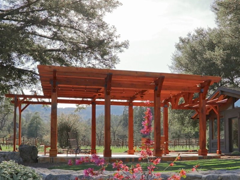 A Custom Pergola Project by Forever Redwood