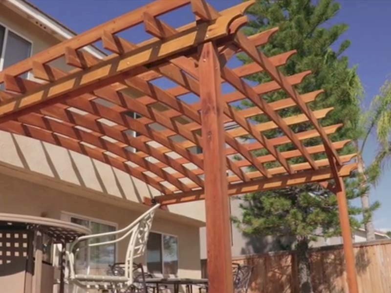 Attached Arched Pergola Kits