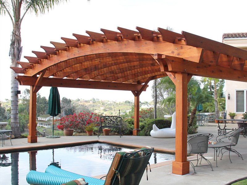 Custom Designed Patio Furniture and Shade Structures with White Glove Installation