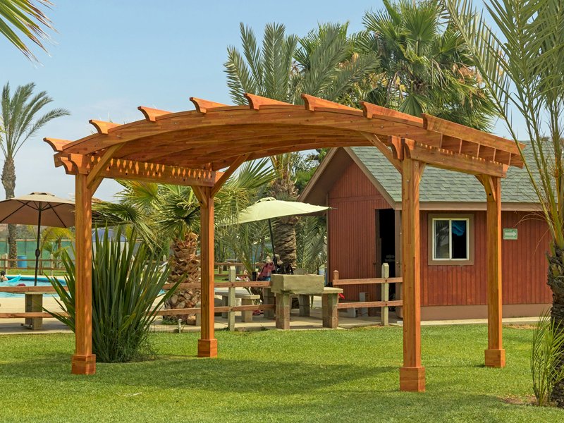 Mosaic Eco-Wood Pergola