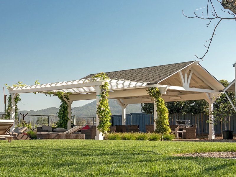 Pergola and Pavilion Combo