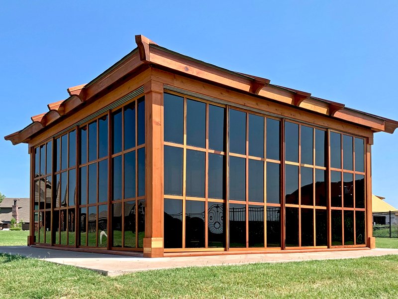 The Sun Gazebo's Sliding Doors