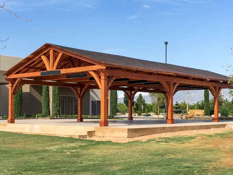 Watch a Huge Custom-Designed Pavilion Go Up in El Paso, Texas