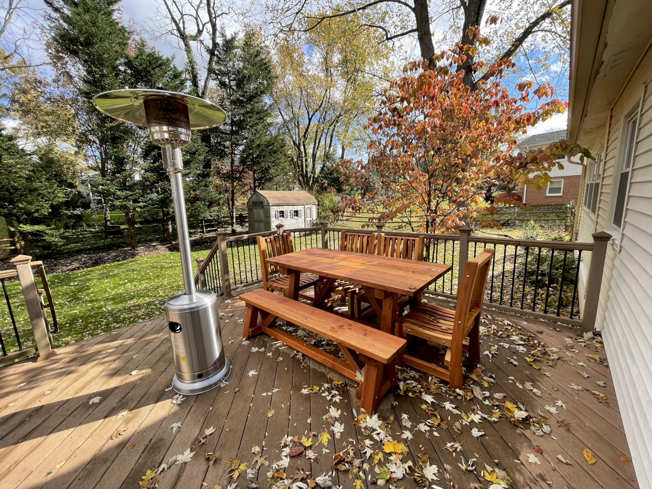 The Classic Redwood Patio Table - Rockville, MD