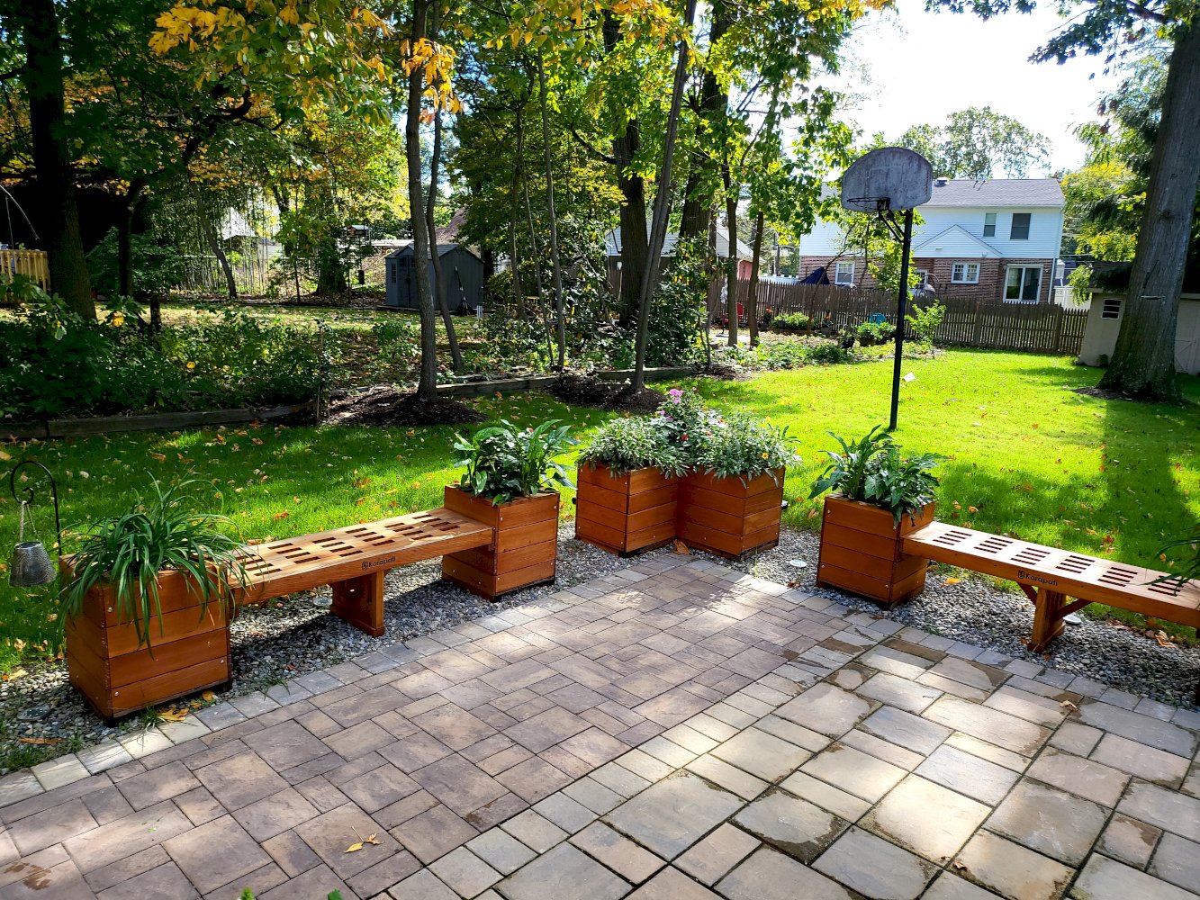 Bench and Planters Combo - East Brunswick, NJ