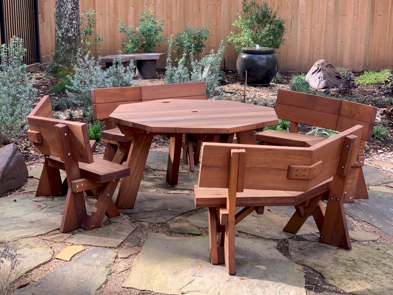 Octagonal Picnic Table - Spring, Texas