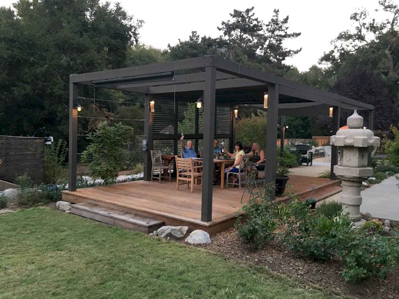 Retractable Canopy Pergola - Carmel Valley, CA