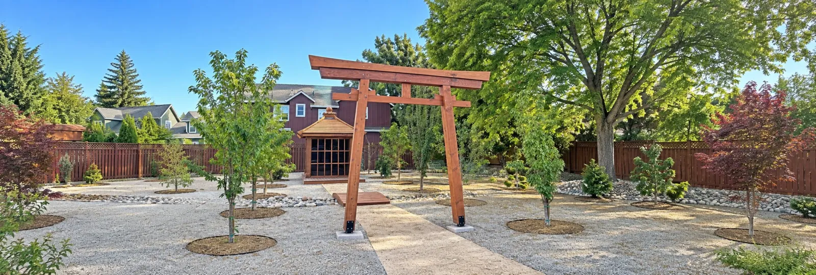 Forever Redwood Torii Gate