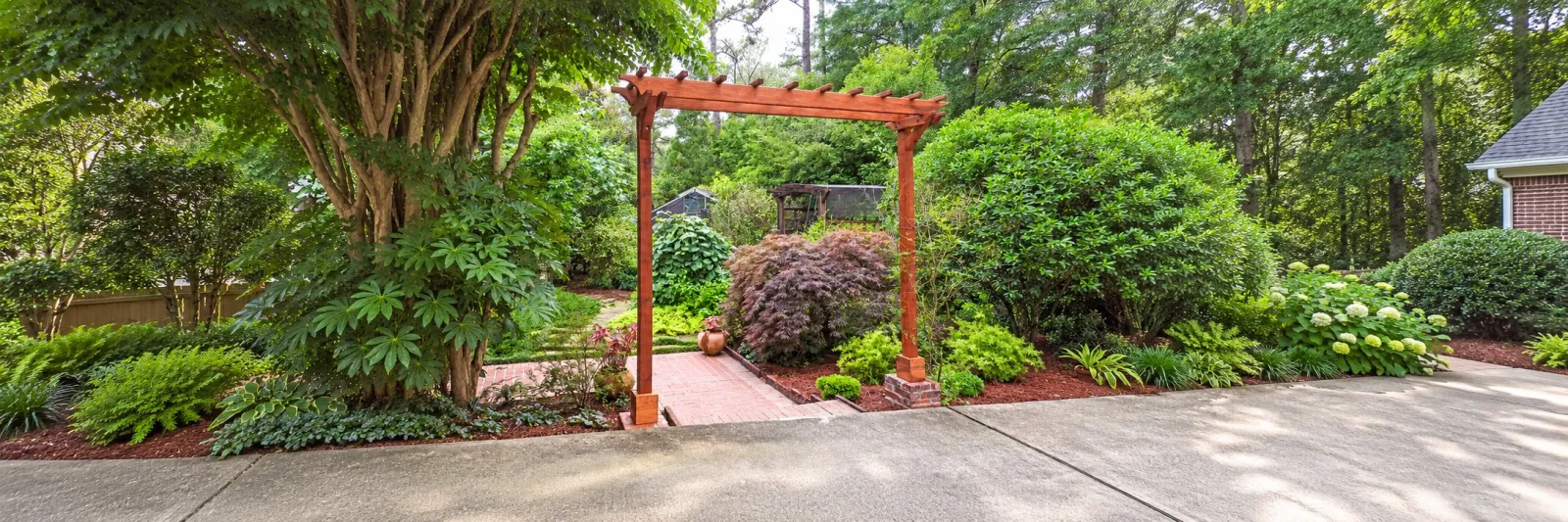 Two-Post Wood Arbor