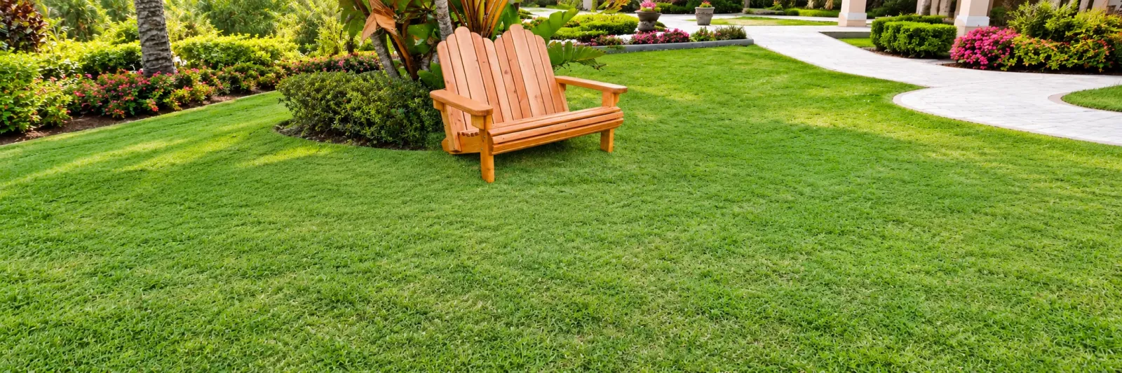 Adirondack Wooden Loveseat