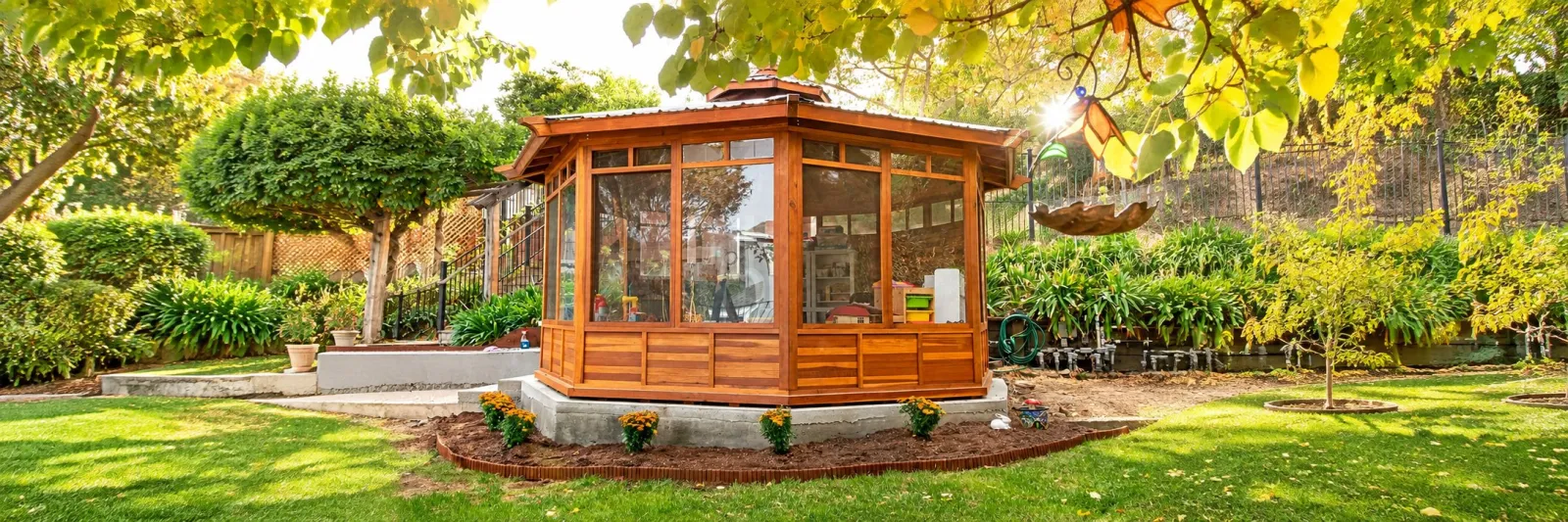 Octagonal Sunroom Gazebo