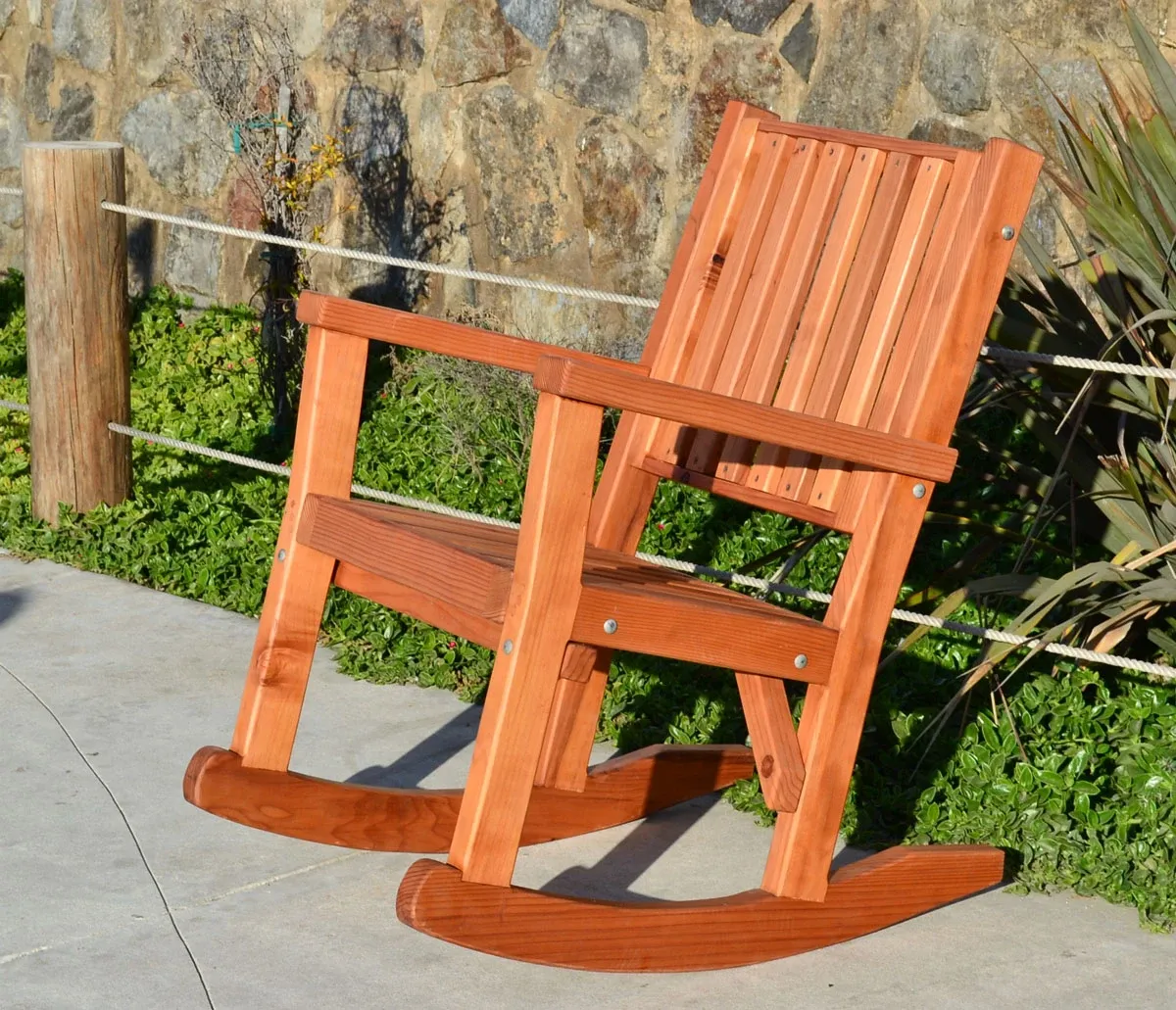 Massive Wooden Rocking Chair