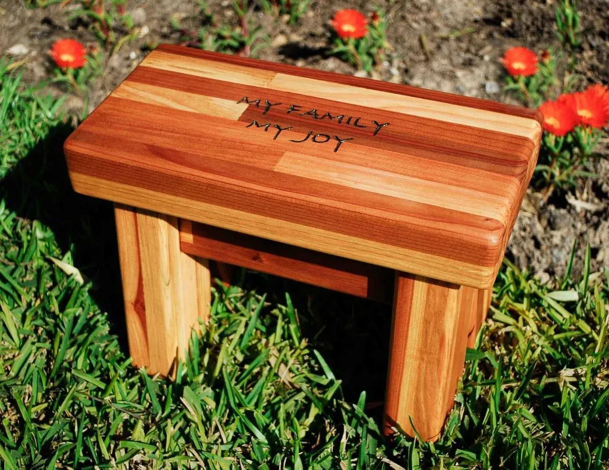 Mini Wooden Foot Stool