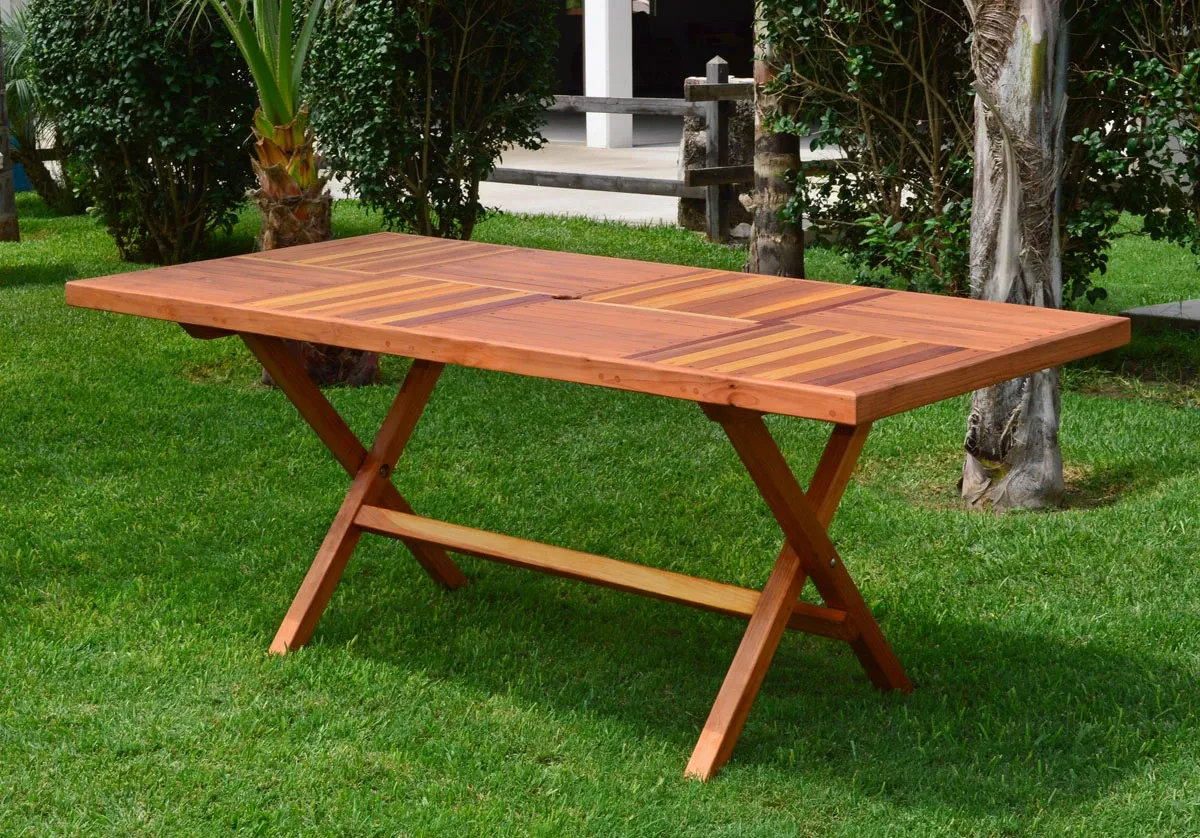 Outdoor Rectangular Folding Table