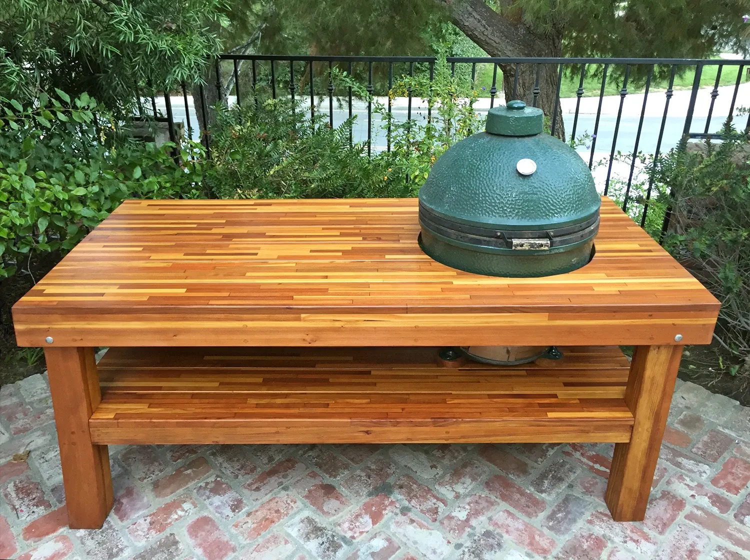 Outdoor Table With Built In Grill