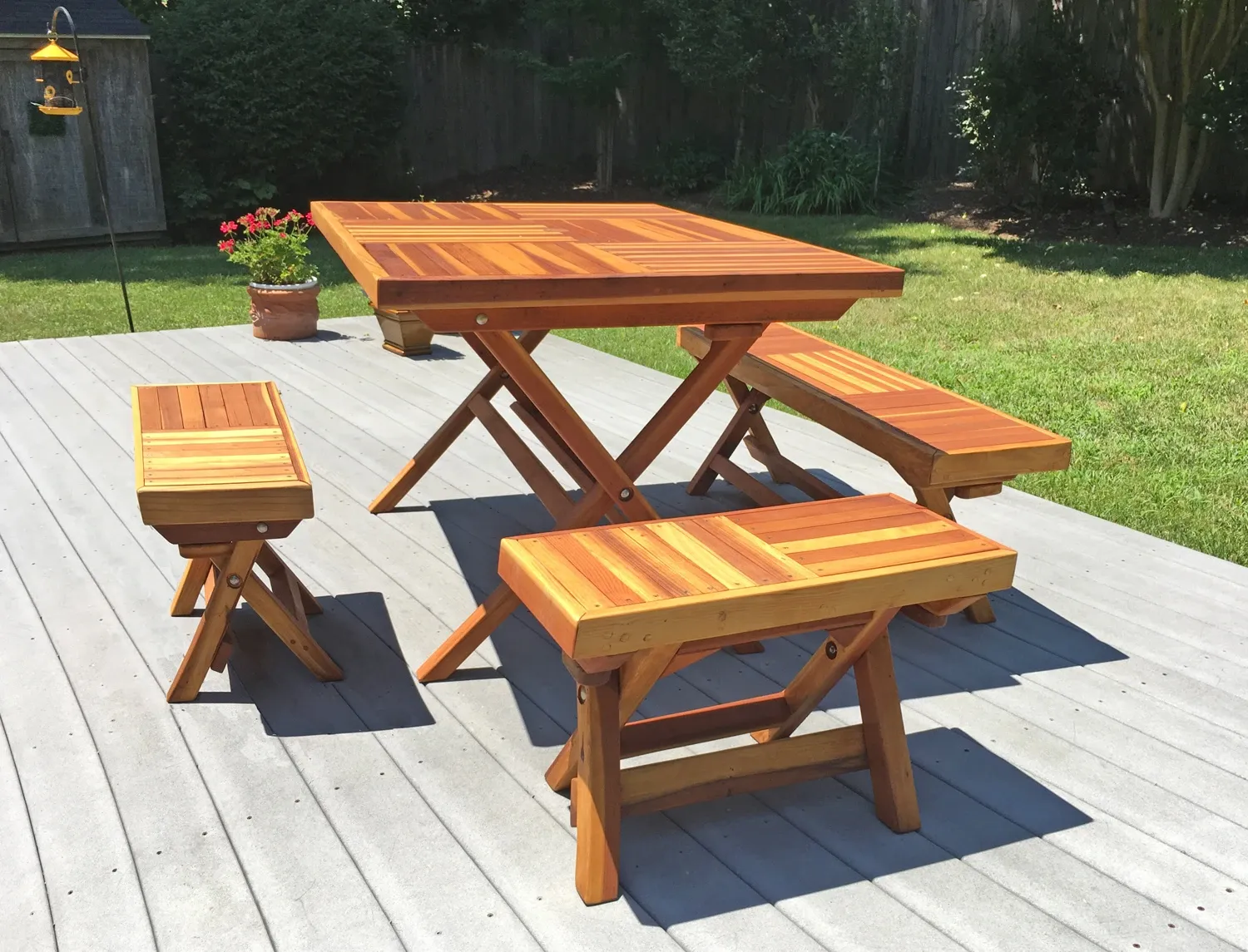 Rectangular Folding Picnic Table