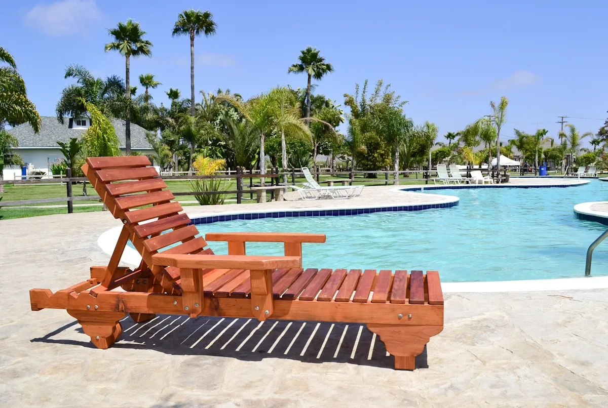Sol Redwood Patio Lounger