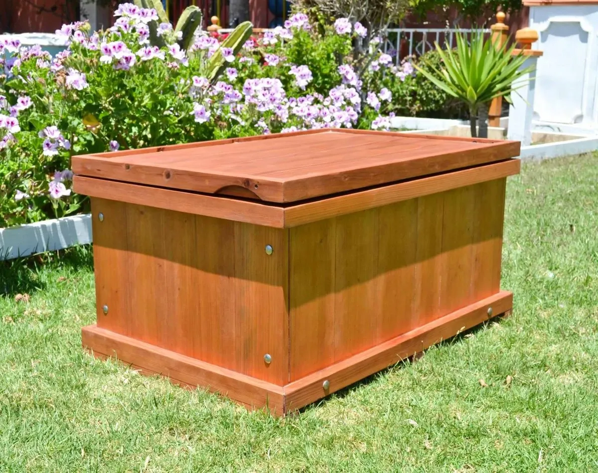 Traditional Wooden Storage Bench