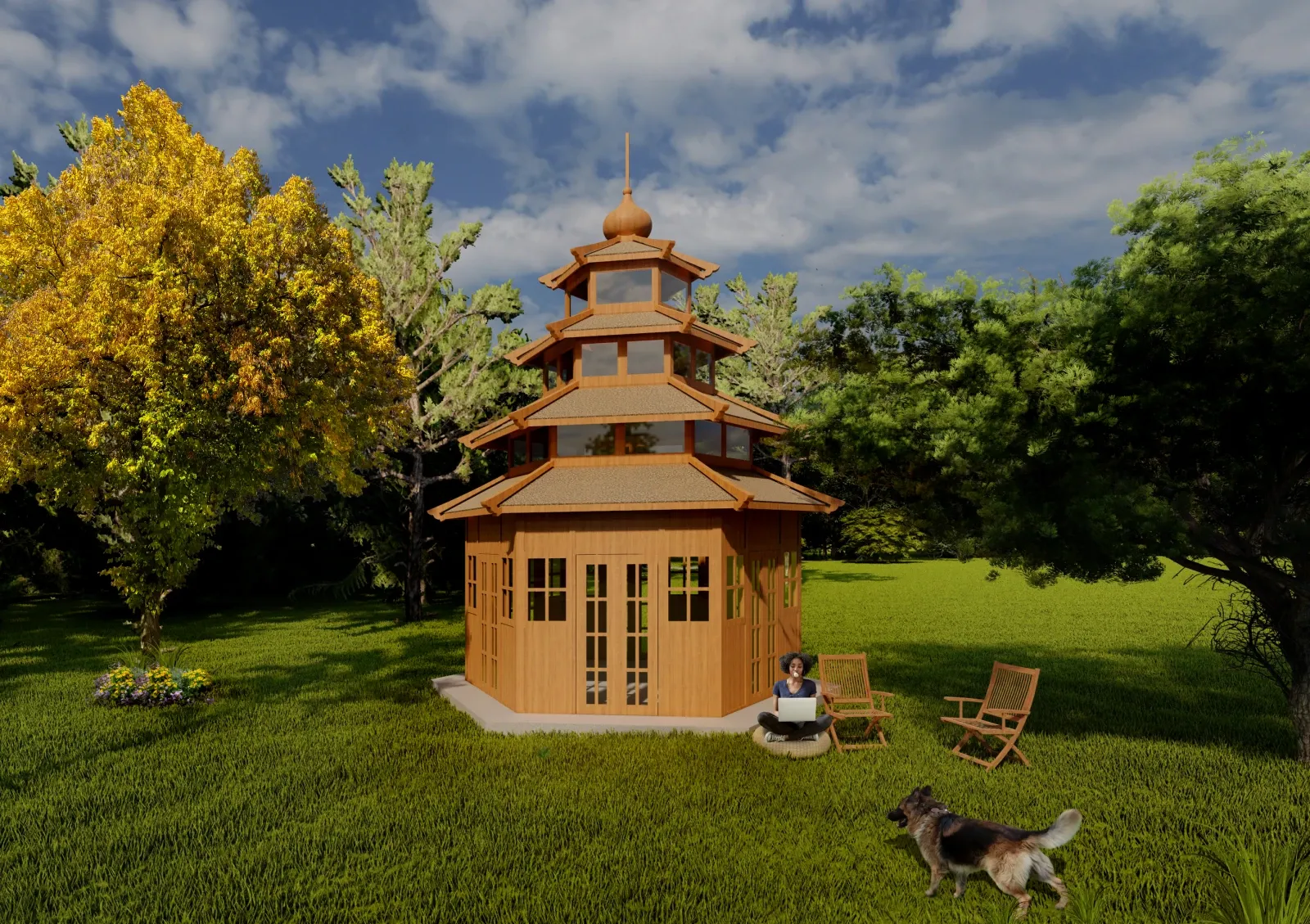 Skyline Sanctuary Pagoda