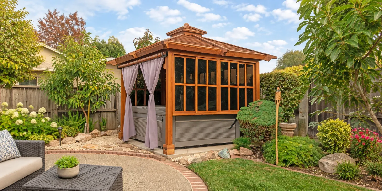 Hot Tub Enclosure Kits / Hot Tub Pavilion