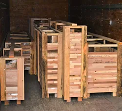 Crates ready to ship