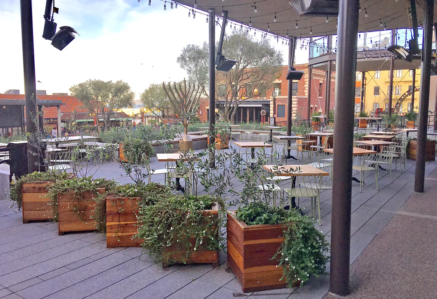 Mendocino Planters in Ghirardelli Square