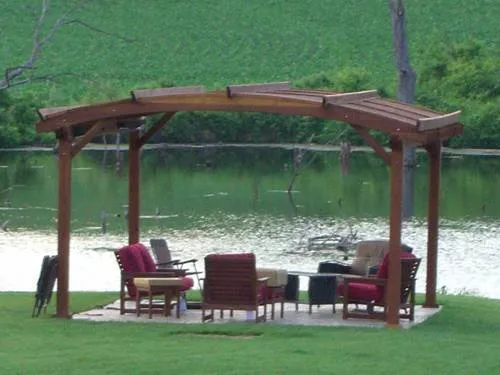 Pergolas at the home of Robert T, Omaha, NE