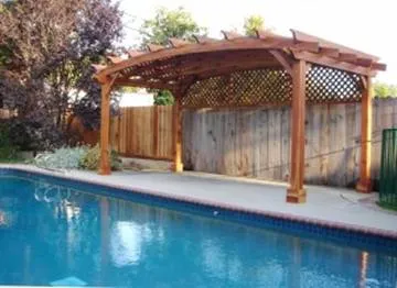 Pergolas at the home of Phil L, Glendale, CA