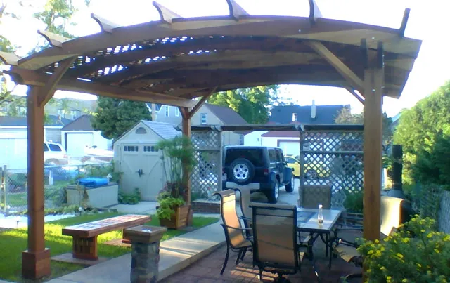 Pergolas at the home of Michele C