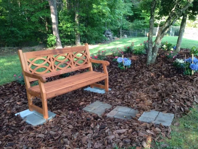 Benches at the home of Charlie G