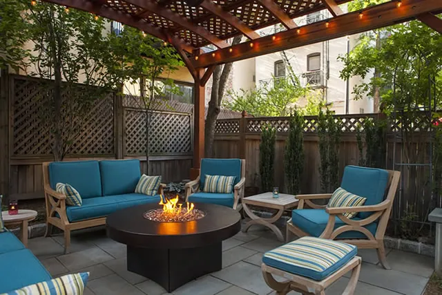 Pergolas at the home of Steve W, Hoboken, NJ