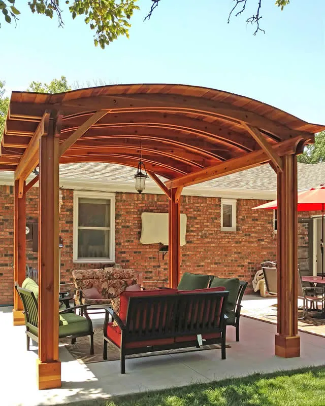 Pavilions at the home of Bruce H, Great Bend, KS