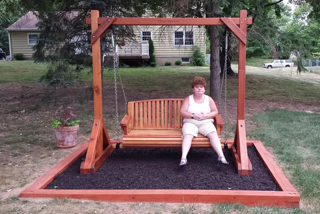 Swings & Gliders at the home of Nancy B, Yardley, PA