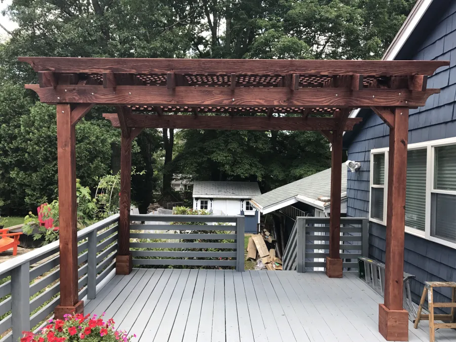 Custom Structures at the home of Dan and Beth M, Holliston, MA