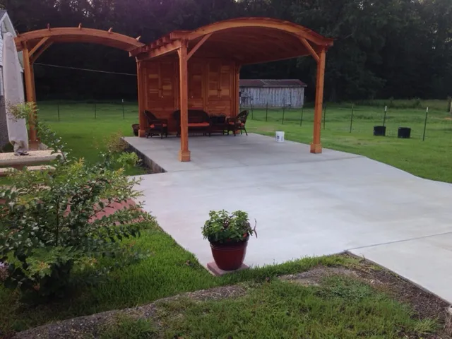 Pergolas at the home of Cheryl R, Tucker, GA